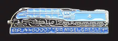 B.R.A4 60007  Sir Nigel Gresley Railway  L.N.E.R.Train Locomotive Pin Badge • $8.08