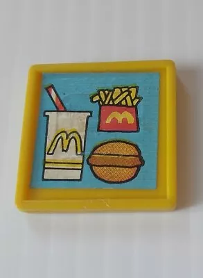 Vintage Original Playskool McDonalds Food Tray Familiar Places 1974 • $9.99