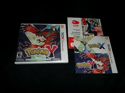 Pokemon Y - Nintendo 3DS - Case And Inserts ONLY • $28