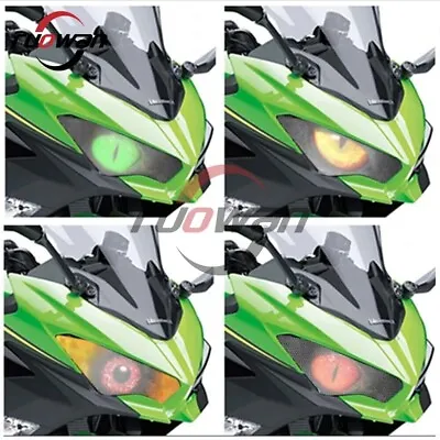 For Kawasaki Ninja ZX-6R ZX6R Front Fairing Headlight Sticker Guard Stickers • £20.39