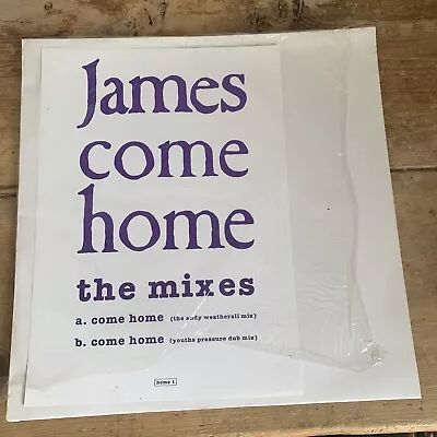 JAMES Come Home - THE MIXES - PROMO - HOME 1 - VG+ - BX12 • £79