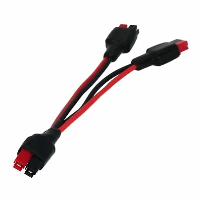 DIY DC Power 14awg 6  Cable 2-pole 45A 1 Into 2x 30A Y Splitter Adapter Wire • $7.19