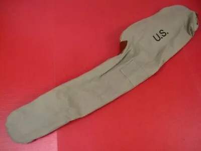 WWII Era US M1 Carbine Fleece Lined OD Green Color Canvas Carrying Case - Repro • $35.99