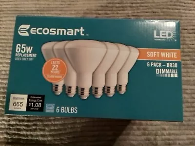 Ecosmart Led Bulbs 65W Bright White LED  4pk  • $17