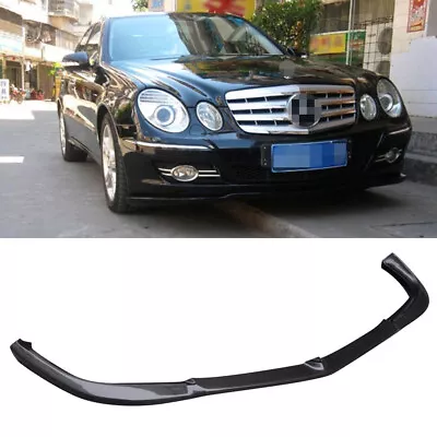 Carbon Fiber Front Bumper Lip Spoiler For 2007-2009 Mercedes Benz W211 E63 AMG • $377.90