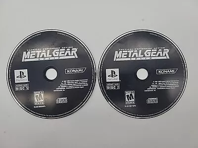 Metal Gear Solid (Sony PlayStation 1 1998) PS1 PSX DISCs Only Free Shipping • $24.99