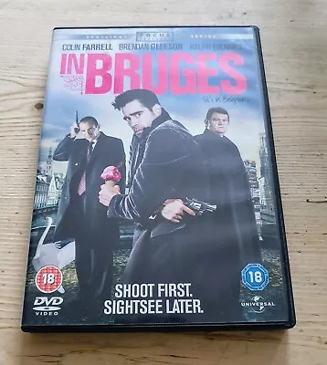 In Bruges DVD Featuring Colin Farrell Brendan Gleeson Ralph Fiennes • £3.50