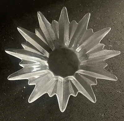 Vintage Rare Waltherglas Starburst Bowl FREE P & P • £15