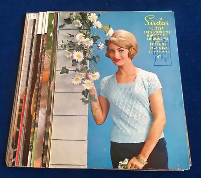 Multi-list Of Sirdar Mens Lady's  Knitting Patterns (a5 Size) (some Vintage) (a) • £2.95