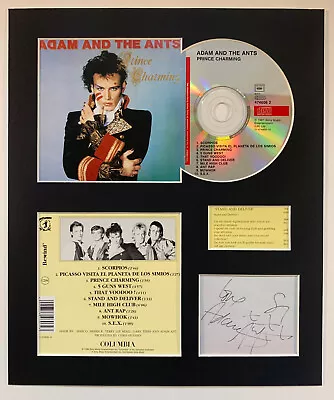 ADAM & THE ANTS - Signed Autographed - PRINCE CHARMING - Album Display • £30