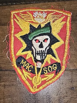 1960s US Army Vietnamese Made SF Special Forces MAC SOG Denim Patch L@@K!!! • $17.97