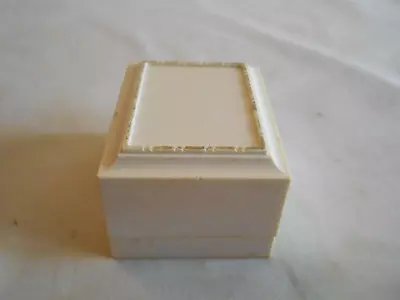 Vintage Ring Presentation Box Ivory Celluloid/plastic • $8.99