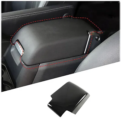 Glossy Black Center Console Armrest Box Cover For Land Rover Discovery 3/4 04-16 • $95.69