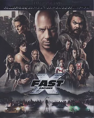 FAST X COLLECTOR'S EDITION BLURAY & DVD SET With Vin Diesel & Jason Momoa • $3.63