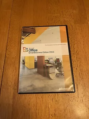 Microsoft Office 2003 Small Business Edition W/ Key + Business Contact Manager • $14.95