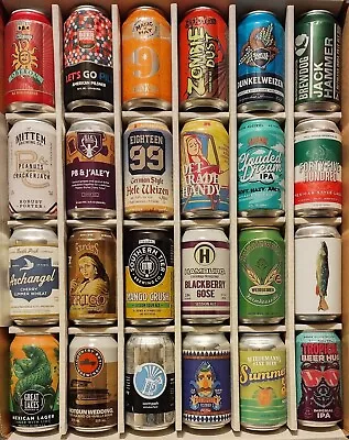 24 Different 12 Oz. USA Craft / Micro Beer Cans  Lot-26 • $24.95