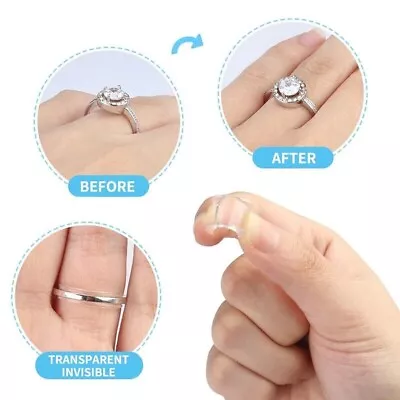 Silicone Invisible Ring Size Adjuster For Your Ring Tighten Reducer Ring Sizer. • $5.60