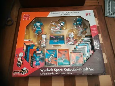 London 2012 Olympics WENLOCK Sports Collectibles Gift Set Official Product Boxed • £17.99