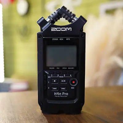ZOOM H4n Pro Handy Recorder BLK All Black Edition 4-Track MTR • $341.15