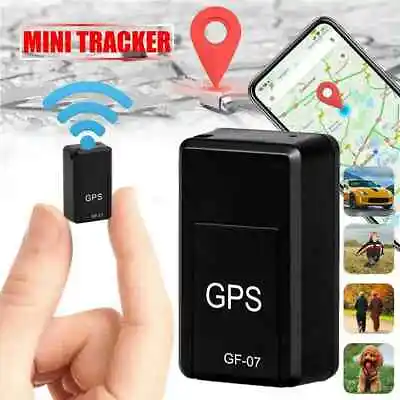 Mini Magnetic GPS Tracker Real-time Car Truck Vehicle SMS Locator GSM GPRS GF07 • $8.46