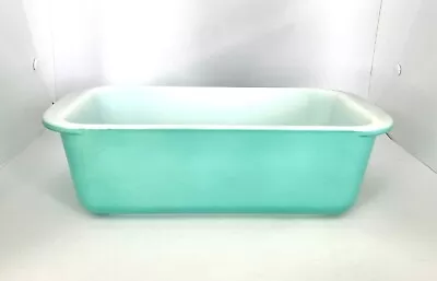 Vintage Pyrex Bread Loaf Pan #213 Turquoise Blue 1.5qt Ovenware Made In USA • $19.99