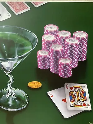 Michael Godard Poker Chips Big Slick • $159.73