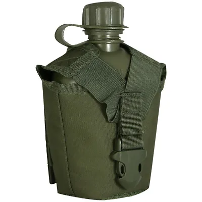 Viper Military Modular Water Bottle Pouch Army Hiking Molle Canteen Holder Green • £13.50