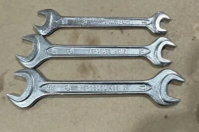 Set Of 3 Mercedes-Benz Heyco Metric Open End Wrenches Vintage Used West Germany • $25