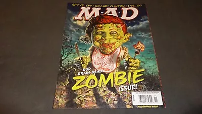 MAD Magazine # 483 November 2007 Zombie Issue Spy VS Spy Hillary Clinton • $12.60