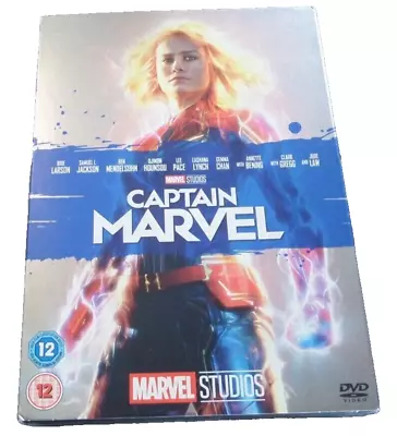 Marvel Studios Captain Marvel (DVD) With Collectible O Ring Sleeve New / Sealed • £4