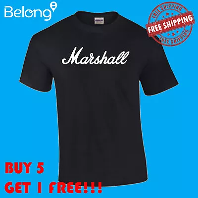 Marshall Amplification Music T-Shirt Unisex Men's Logo Tee New Size S-5XL USA • $27.99