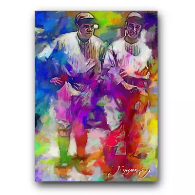 Lou Gehrig & Babe Ruth #32 Art Card Limited 35/50 Vela Signed (New York Yankees) • $4.99