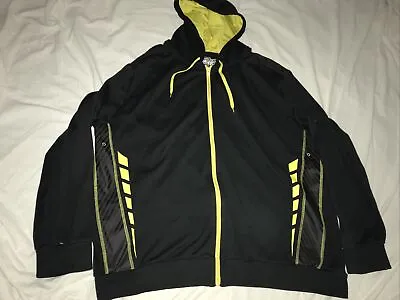 MMA Elite Hoodie Zip Up XL Black Yellow Full Zip Jacket • $25