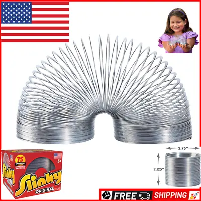 NEW The Original Slinky Walking Spring Toy Basket Stuffers Metal SlinkyFidget • $5.98