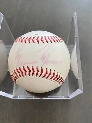 Minnie Minoso Signed Rawlings Baseball - Chicago White Sox With Display Case • $70