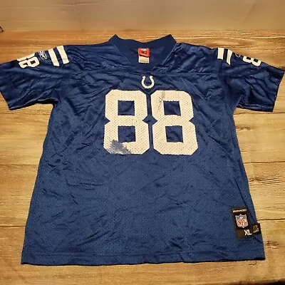 Indianapolis Colts Marvin Harrison Youth Boys Size XL NFL Jersey • $9.33