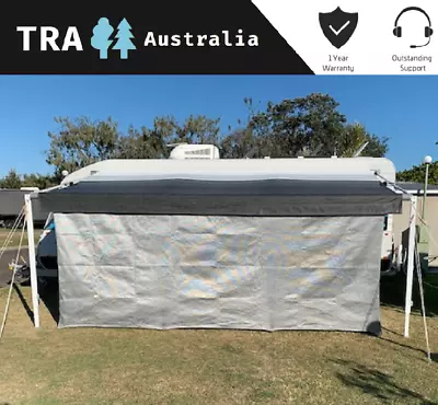 3350mm Caravan RV Privacy Screen Side Shade Wall To Suit 12ft Awning Accessories • $75.74