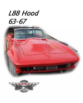 Corvette L88 Hood W/ Finished Backside - Fiberglass 1963 1964 1965 1966 1967 • $1450