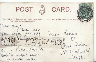 Genealogy Postcard - Jones - Chase Town - Near Walsall - Stafford - Ref 6836A • £3.99