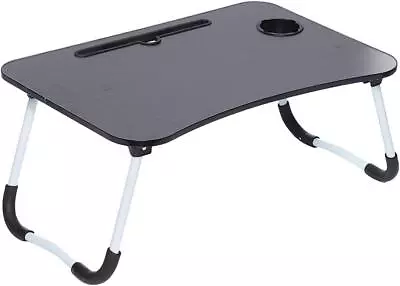 Folding Laptop Table Bed Tray Sofa Lap Portable Computer Desk Stand Breakfast • £9.99