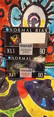 Maxell Xli 90  Cassette Tape Japan New Sealed TWO PACK (1) 135m/440ft BRAND NEW • $49.99