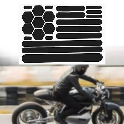 Reflective Stickers Motorcycle Reflective Helmet Sticker Motorcycle Reflective • £5.41