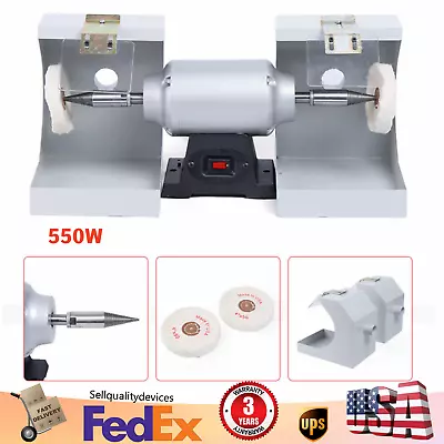 550W Dental High Speed Polisher Polishing Lathe Machine Bench Buffing Grinder • $191.90