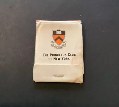 Vintage The Princeton Club Of New York Matchbook New York NYC Advertising • $29.95