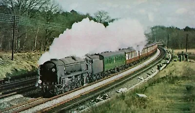 Trains & Railways Mounted Print Loco Aberdeen Commonwealth At Pirbright 1967 • £6