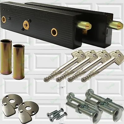 £31 • Buy Federal Enfield Garage Door Bolts Lock Up And Over One Pair 2020 LQQK Now 4 Keys