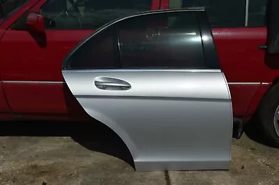 08-14 W204 Mercedes C300 C250 C350 C63 Sedan Rear Right Passenger Door Silver #1 • $405