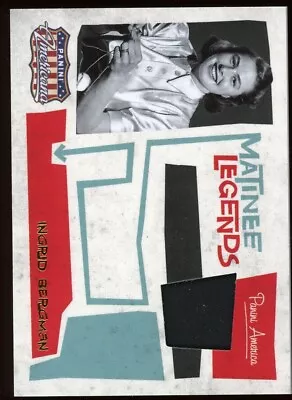 2011 Panini Matinee Legends #4 Ingrid Bergman Authentic Relic Card 265/499 • $10