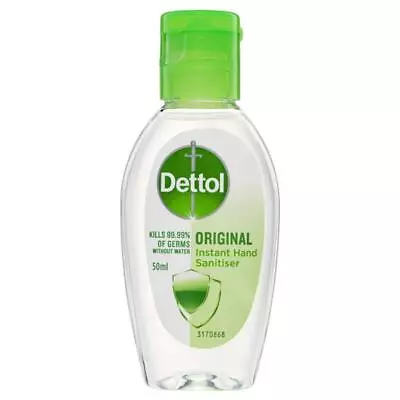 Dettol Instant Liquid Hand Sanitiser Original Antibacterial 50ml • $3.49