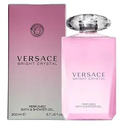 Bright Crystal Bath & Shower Gel 200ml VERSACE|Floral Scented|Body Wash • $45